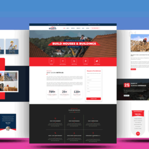 Divi Roofing Multi-page Child Themes – Contractors WordPress Theme for Roof Fixing and Construction Companies
