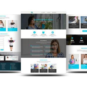 Free Divi Cleaning Services Layout