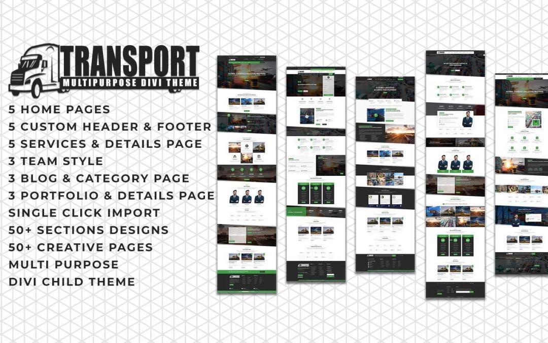 Divi Transport Theme Documentation