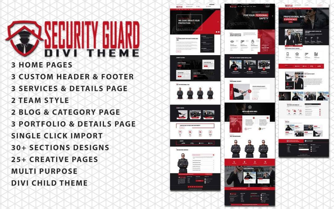 Divi Security Guard Theme Documentation