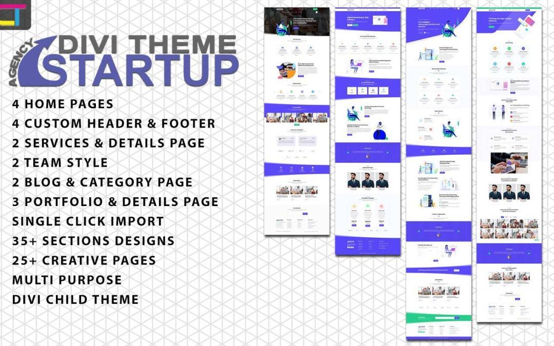 Divi Startup Agency Theme Documentation