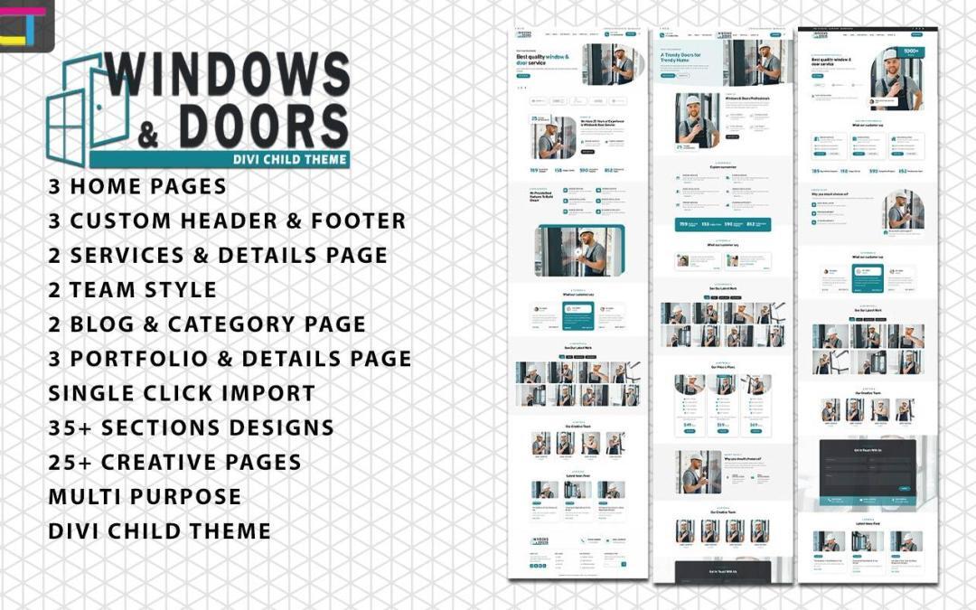 Divi Windows & Doors Services Theme Documentation